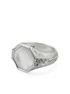 Emanuele Bicocchi Brushed-finish Ring In Silver