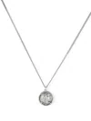 Emanuele Bicocchi Caesar Coin Sterling-silver Necklace In Silver