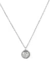 Emanuele Bicocchi Caesar Tag Pendant In Silver