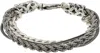 Emanuele Bicocchi Chain & Braided Bracelet In Silver
