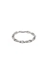Emanuele Bicocchi Chain Bracelet In Gray