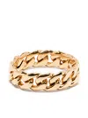 Emanuele Bicocchi Chain-link Ring In Gold