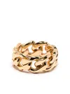 Emanuele Bicocchi Chain-link Ring In Gold