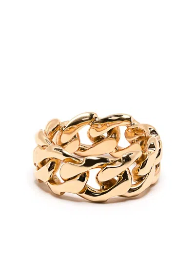 Emanuele Bicocchi Chain-link Ring In Gold