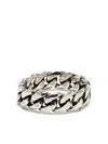 Emanuele Bicocchi Chain-link Ring In Silver