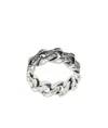 Emanuele Bicocchi Chain Ring In White