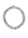 Emanuele Bicocchi Charm Chain-link Bracelet In Silver