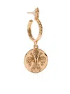 Emanuele Bicocchi Coin-pendant Earring In Gold