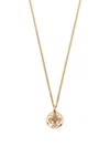 Emanuele Bicocchi Lily Coin Pendant Necklace In Gold