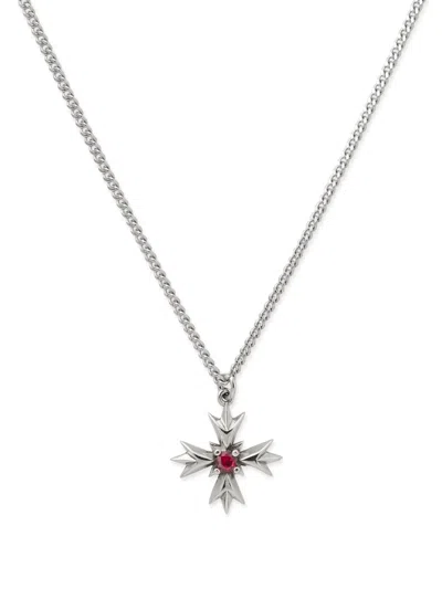 Emanuele Bicocchi Crest-charm Necklace In 银色