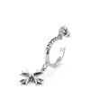 Emanuele Bicocchi Crest Hoop Earring In White