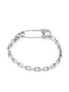 Emanuele Bicocchi Crest Pin Bracelet In Silver