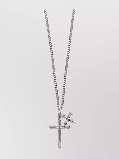 Emanuele Bicocchi Cross + Crest Necklace