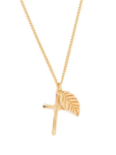 Emanuele Bicocchi Cross Pendant Necklace In 골드