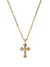 Emanuele Bicocchi Cross Pendant Necklace In Gold