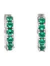 Emanuele Bicocchi Crystal Hoop Earrings In Metallic
