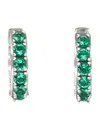 Emanuele Bicocchi Earring Pair Zircone Clear In Green
