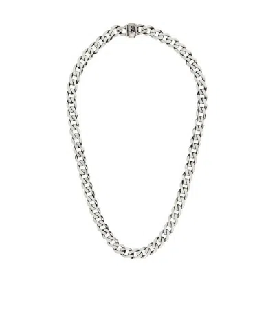Emanuele Bicocchi Cuban Chain Necklace In White
