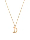 Emanuele Bicocchi D Alphabet-pendant Necklace In Gold
