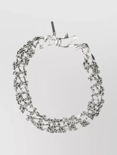 Emanuele Bicocchi Dainty Chain Link Bracelet In Metallic