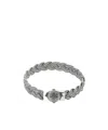 Emanuele Bicocchi Large Diamond-cut Flat Braided Bracelet In Multi