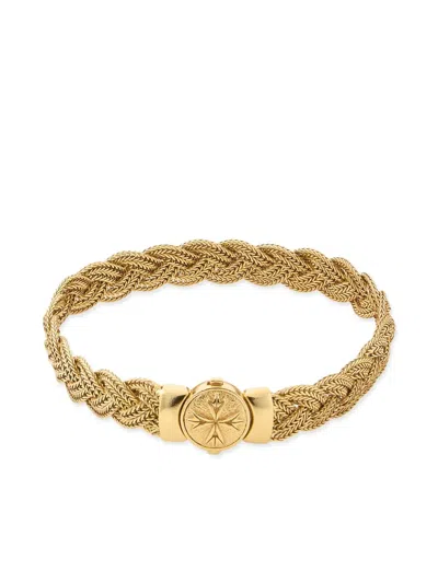 EMANUELE BICOCCHI DIAMOND-CUT FLAT BRAIDED BRACELET