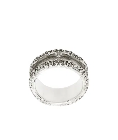 Emanuele Bicocchi Double Ring In White