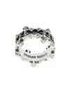 Emanuele Bicocchi Double Ring In White