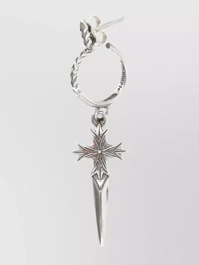 Emanuele Bicocchi Earring New Cross Single In Metallic