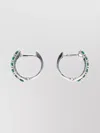 Emanuele Bicocchi Earring Pair Zircone Clear