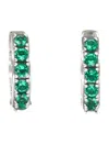 Emanuele Bicocchi Earring Pair Zircone Clear In Green