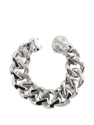 Emanuele Bicocchi Edge Chain Bracelet In Metallic