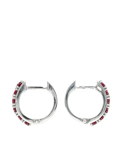 Emanuele Bicocchi Embellished Hoop Earrings In Metallic
