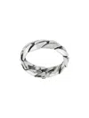 Emanuele Bicocchi Engraved-logo Band Ring In Metallic