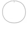 Emanuele Bicocchi Essential Knotted Chain Necklace In Sterling Silver
