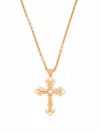 Emanuele Bicocchi Fleury Cross Pendant Necklace In Gold