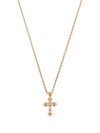 Emanuele Bicocchi Fleury Cross-pendant Necklace In Gold