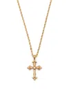 Emanuele Bicocchi Fleury Cross-pendant Necklace In Gold