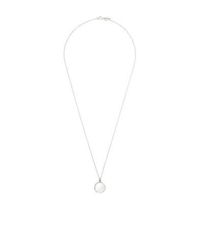 Emanuele Bicocchi Flourish Amulet Necklace In Metallic