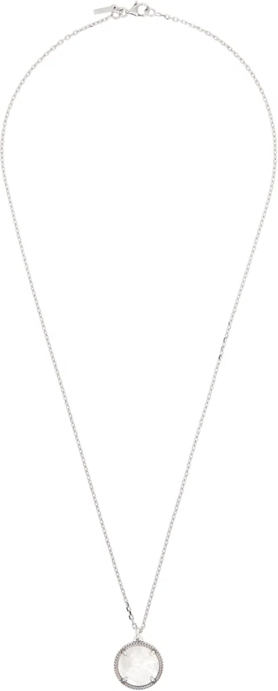 Emanuele Bicocchi Flourish Amulet Pendant Necklace In Metallic