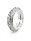 Emanuele Bicocchi Flourish Band Ring In Silver