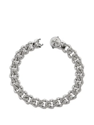Emanuele Bicocchi Flourish Chain Bracelet In Metallic