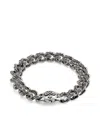 Emanuele Bicocchi Large Flourish Chain Bracelet In Silber