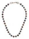 Emanuele Bicocchi Freshwater Pearl Necklace In Black