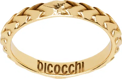 Emanuele Bicocchi Gold Arrow Band Ring