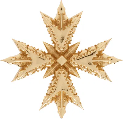 Emanuele Bicocchi Gold Crest Brooch