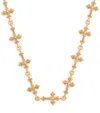 EMANUELE BICOCCHI GOLD-PLATED AVELLI CROSS NECKLACE