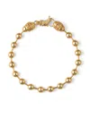 Emanuele Bicocchi Gold-plated Bead Bracelet In Gold