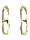 Emanuele Bicocchi Gold-plated Silver Chain Link Earrings In Gold