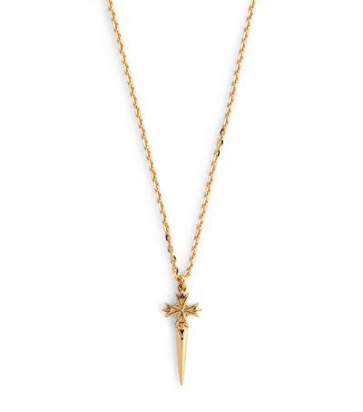 Emanuele Bicocchi Gold-plated Sterling Silver Pugnale Necklace